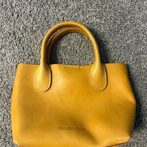 Portland Leather Goods Small Raindrop in Sunflower used C Sale